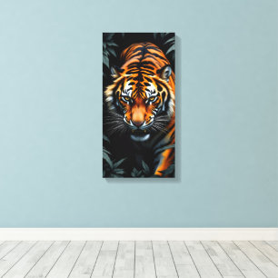 Hunting Tiger Canvas Print