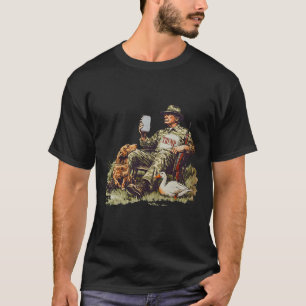 Hunting Trump Camouflage Funny Duck Hunting Season T-Shirt