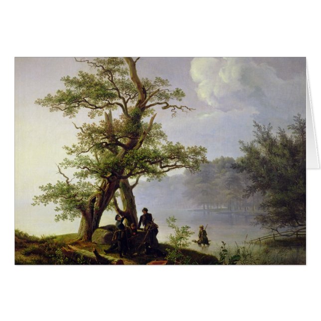 Hunting Waterfowl, 1828 (Front Horizontal)
