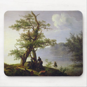 Hunting Waterfowl, 1828 Mouse Pad