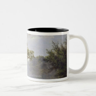 Hunting Waterfowl, 1828 Two-Tone Coffee Mug
