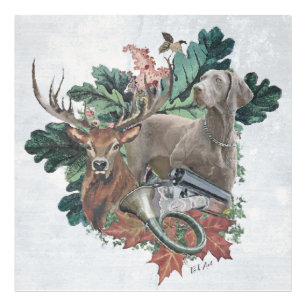 Hunting with a Weimaraner, "Grey Ghost"       Photo Print