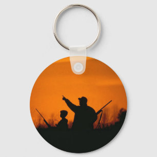 Hunting With Dad Keychain