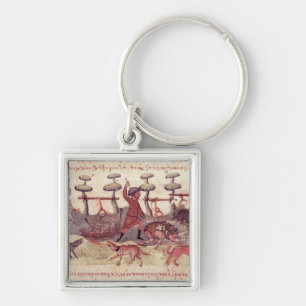 Hunting with Nets Keychain