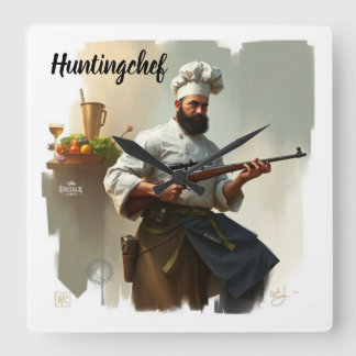 Huntingchef Square Wall Clock
