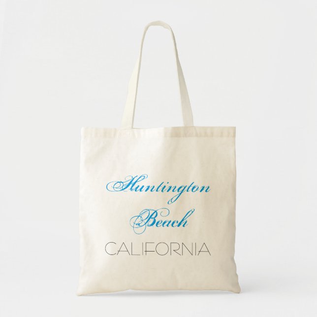 Huntington Beach CALIFORNIA funny customizable Tote Bag (Front)