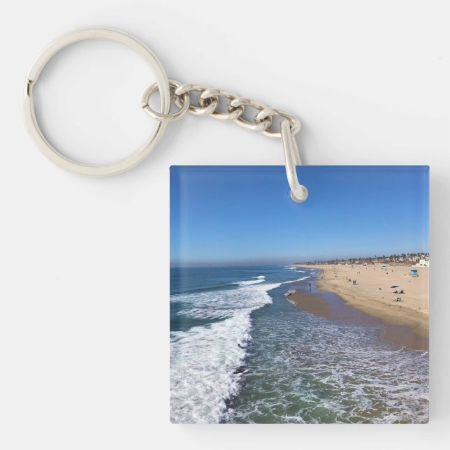 Huntington Beach, California Keychain (Front)