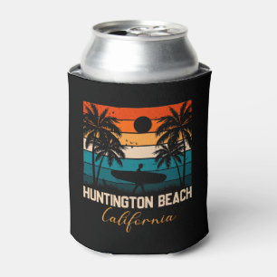 Huntington Beach California Palms Vacation Trip Can Cooler