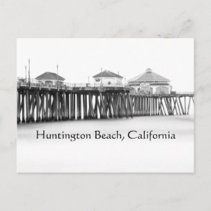 Huntington Beach , California  Pier Postcard
