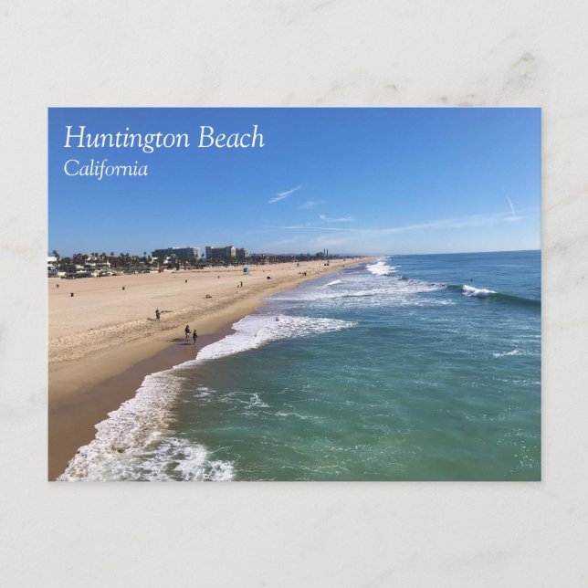 Huntington Beach, California Postcard (Front)