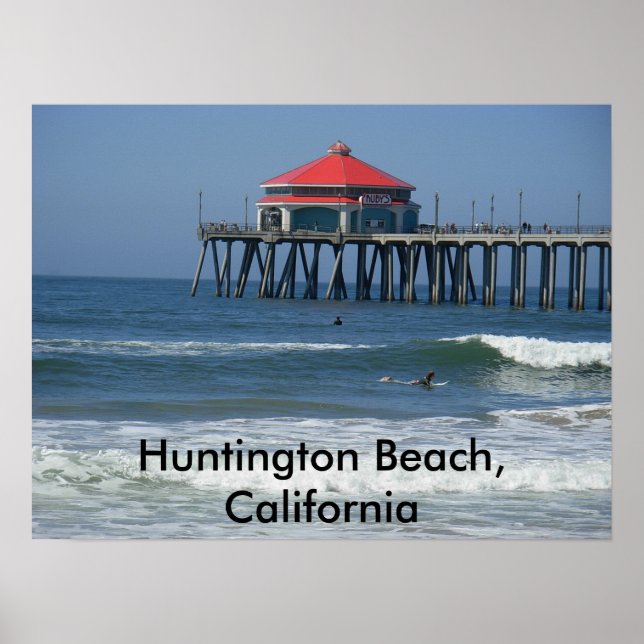 Huntington Beach, California Poster (Front)
