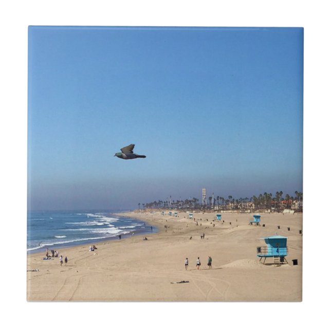 Huntington Beach, California Tile (Front)