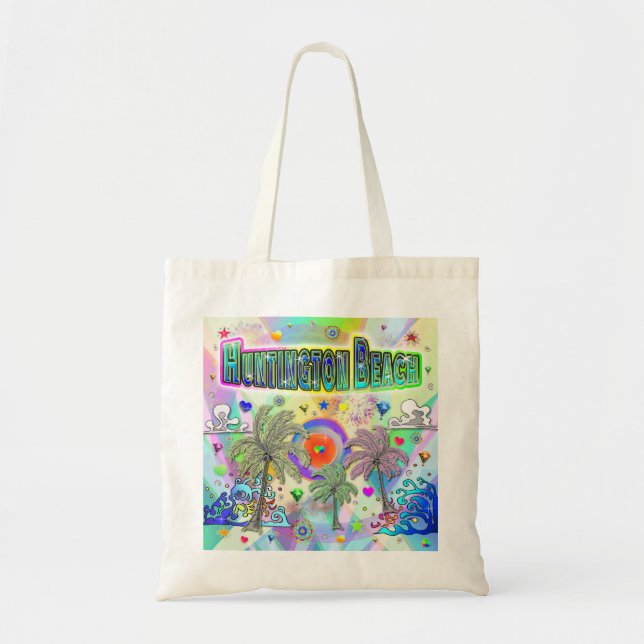 Huntington Beach Deep Dream Tote Bag (Front)