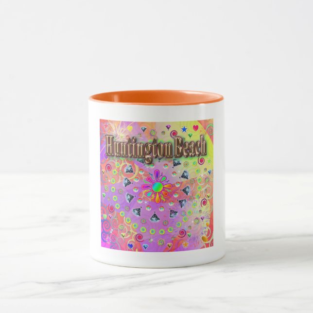 Huntington Beach Lucky Golden Mug (Center)