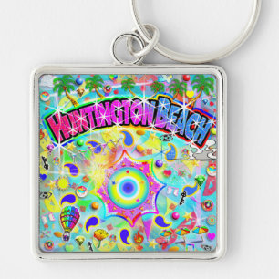 Huntington Beach Mystic Dance Keychain