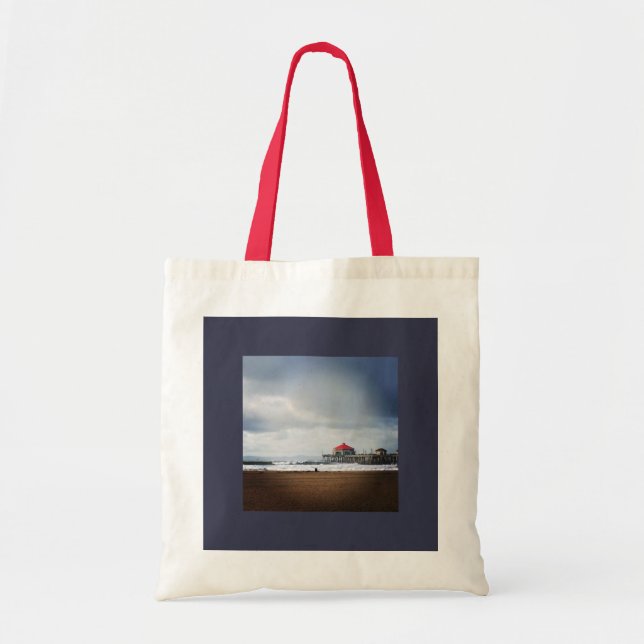 Huntington Beach Pier, CA Tote Bag (Front)