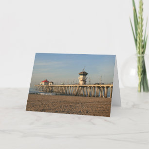 Huntington Beach pier Card