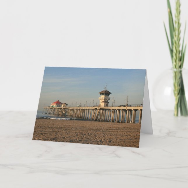 Huntington Beach pier Card (Front)
