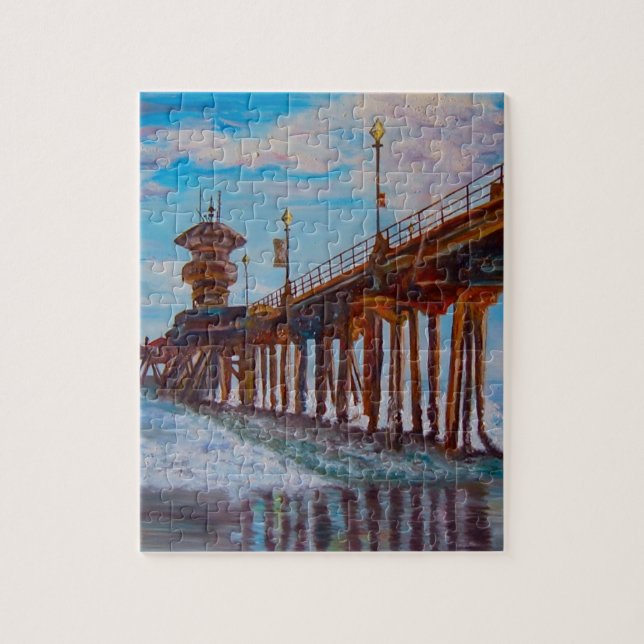 Huntington Beach Pier Jigsaw Puzzle (Vertical)