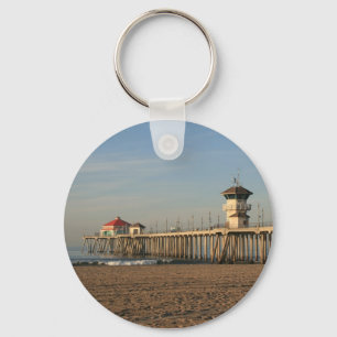 Huntington Beach pier Keychain