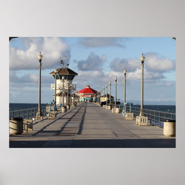 Huntington Beach Pier Poster (Front)