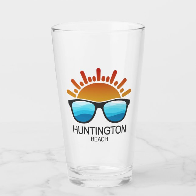 Huntington Beach South Carolina Sunglasses Glass (Front)