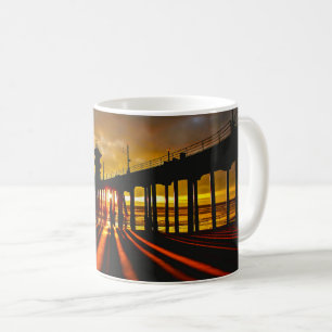 Huntington Beach Sunset Coffee Mug