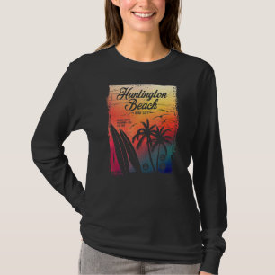 Huntington Beach Surf City California Vintage Dist T-Shirt