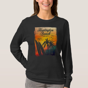 Huntington Beach Surf City California Vintage Dist T-Shirt