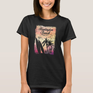 Huntington Beach Surf City California Vintage Dist T-Shirt