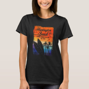 Huntington Beach Surf City California Vintage Surf T-Shirt