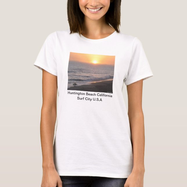 Huntington Beach "Surf City"  T-Shirt (Front)