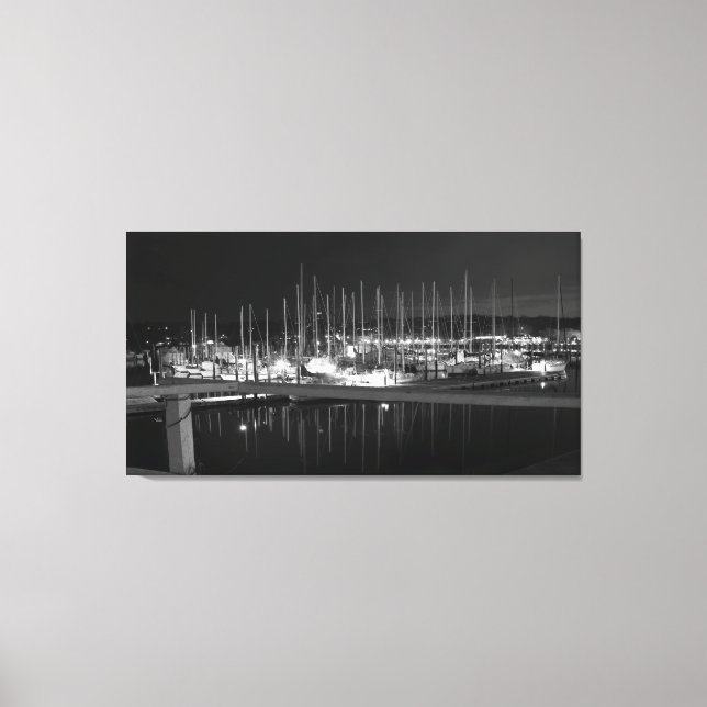Huntington Harbour, New York Canvas Print (Front)