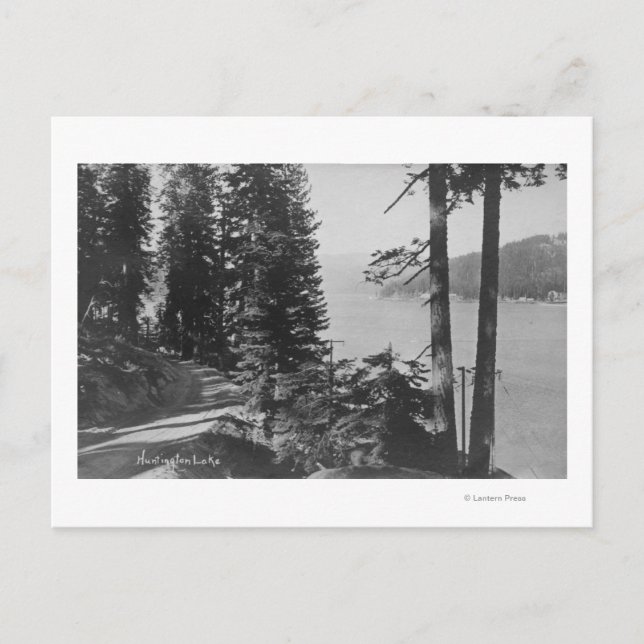 Huntington Lake, California View from Road Postcard (Front)
