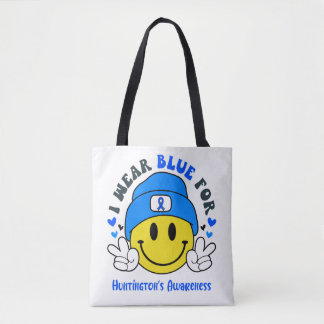 Huntington's Awareness Ribbon Support Gifts Tote Bag
