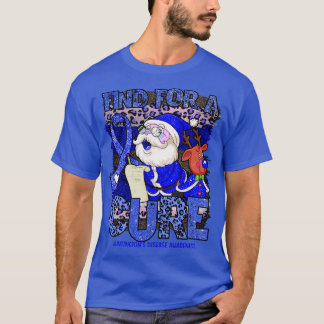 Huntingtons Disease Awareness leopard christmas cu T-Shirt