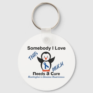 Huntington's Disease Awareness Someone I Love Keychain