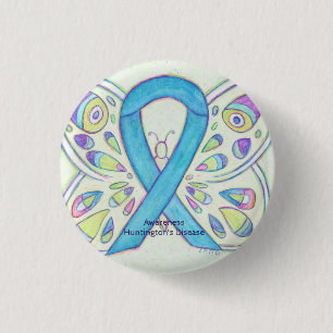 Huntington's Disease Butterfly Awareness Pin