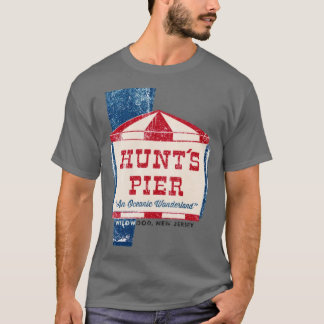 Hunt's Pier T-Shirt - Wildwood, NJ Retro Jersey Sh