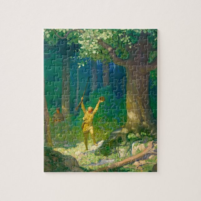 Huntsman by Newell Convers Wyeth Jigsaw Puzzle (Vertical)