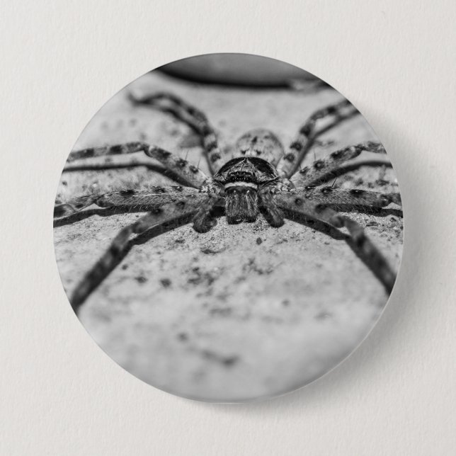 Huntsman Spider 3 Inch Round Button (Front)