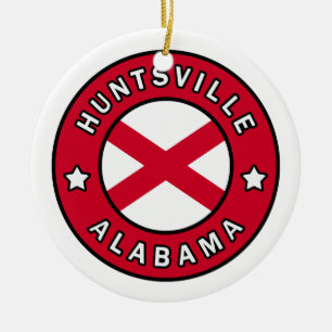 Huntsville Alabama Ceramic Ornament