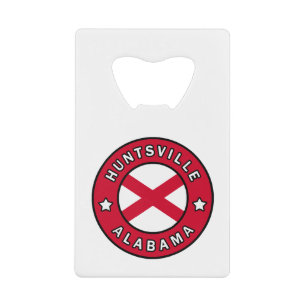 Huntsville Alabama Credit Card Bottle Opener