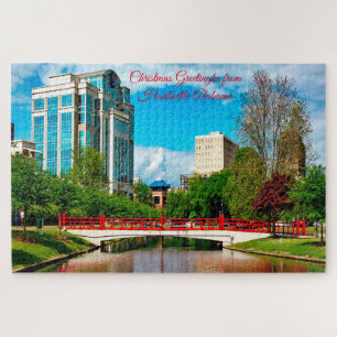 Huntsville Alabama Happy 4th of July Mom Jigsaw Pu Jigsaw Puzzle