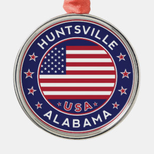 Huntsville, Alabama Metal Ornament