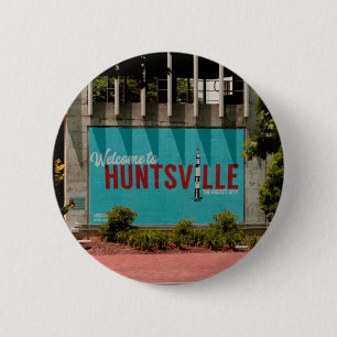 Huntsville Alabama Rocket City 2 Inch Round Button