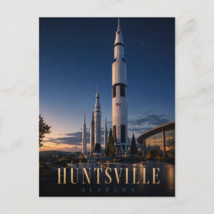 Huntsville Alabama Rocket Park REALMS Postcard