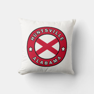 Huntsville Alabama Throw Pillow