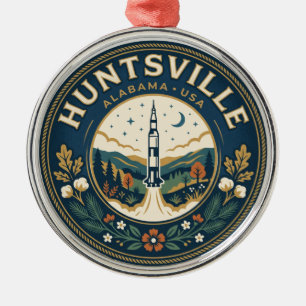 Huntsville, Alabama, USA Metal Ornament