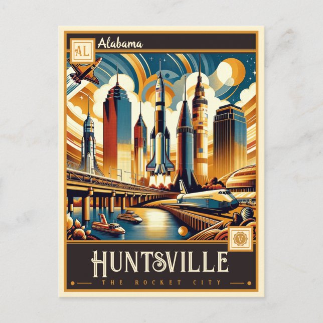 Huntsville, Alabama | Vintage Postcard (Front)
